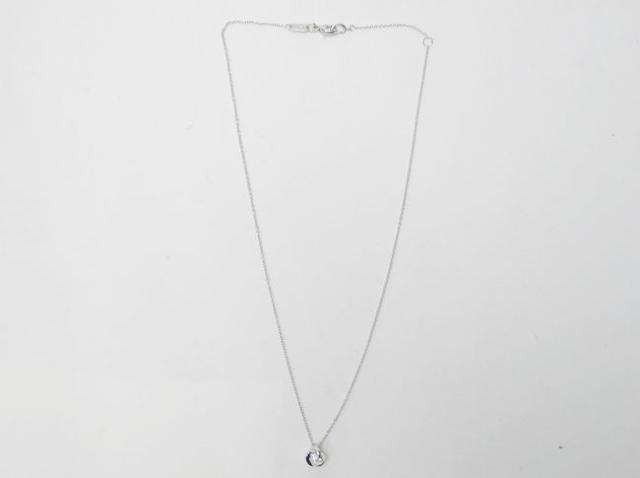 ポンテヴェキオ K18 1Pダイヤ0.07ct プチネックレス ペンダント<USED>【送料無料】 < 女性アクセサリー/時計 ポンテヴェキオ K18 1Pダイヤ0.07ct プチネックレス ペンダント<USED>【送料無料】 < 女性アクセサリー/時計の