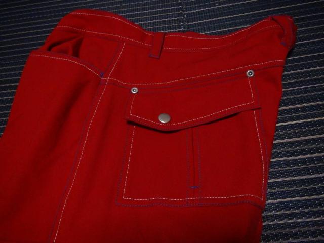 FLAT GOLFのパンツ(赤)M!。 < 男性ファッション  FLAT GOLFのパンツ(赤)M!。 < 男性ファッションの