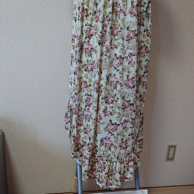 大きいサイズ花柄アシメワンピースLL、3LさんもOK < 女性ファッション  大きいサイズ花柄アシメワンピースLL、3LさんもOK < 女性ファッションの