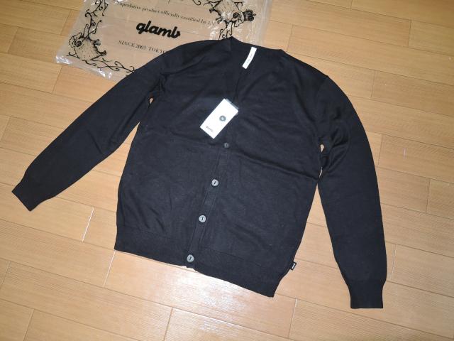 新品Glambグラム薄手カーディガン 1黒コットンニット定価27500円 < ブランド 新品Glambグラム薄手カーディガン 1黒コットンニット定価27500円 < ブランドの