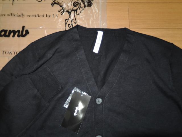 新品Glambグラム薄手カーディガン 1黒コットンニット定価27500円 < ブランド 新品Glambグラム薄手カーディガン 1黒コットンニット定価27500円 < ブランドの