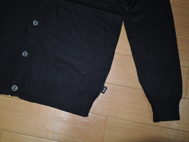 新品Glambグラム薄手カーディガン 1黒コットンニット定価27500円 < ブランド 新品Glambグラム薄手カーディガン 1黒コットンニット定価27500円 < ブランドの