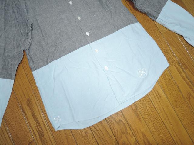 uniform experiment ツートン シャンブレーシャツ 1 灰水色系 ユニフォームエクスペリメント SOPHNET. < ブランド  uniform experiment ツートン シャンブレーシャツ 1 灰水色系 ユニフォームエクスペリメント SOPHNET. < ブランドの