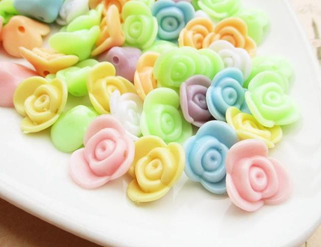 薔薇ビーズ100個ボタン型パステル < ペット/手芸/園芸  薔薇ビーズ100個ボタン型パステル < ペット/手芸/園芸の