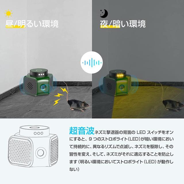 ネズミ 駆除 超音波 電磁波 虫除け 有効範囲350平米 退治 撃退 強力 キッチン 天井 車庫 < ペット/手芸/園芸 ネズミ 駆除 超音波 電磁波 虫除け 有効範囲350平米 退治 撃退 強力 キッチン 天井 車庫 < ペット/手芸/園芸の