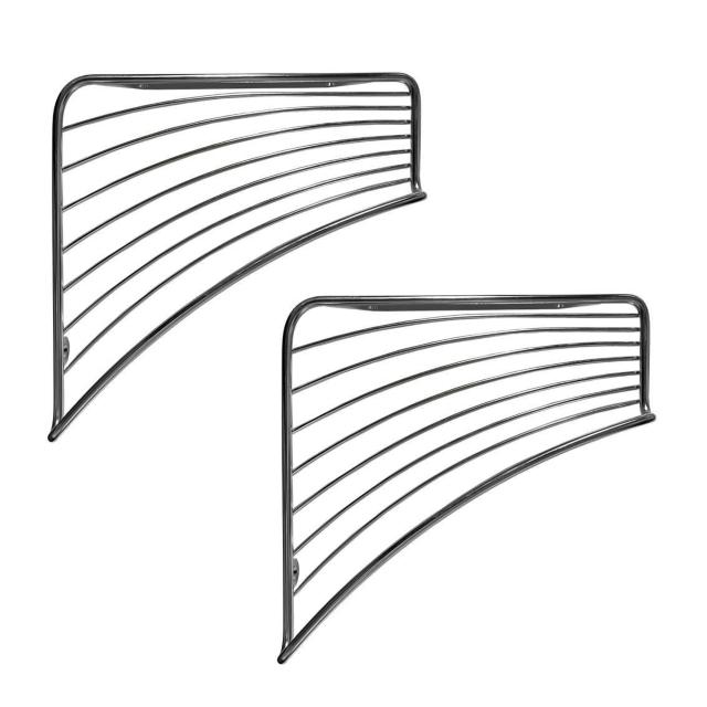 コーナーシェルフ 2個セット お風呂 シャンプーラック バスラック ステンレス 左右選べる 角 コーナー棚 壁面 ウォールラック < インテリア/ライフ  コーナーシェルフ 2個セット お風呂 シャンプーラック バスラック ステンレス 左右選べる 角 コーナー棚 壁面 ウォールラック < インテリア/ライフの