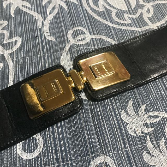 激レア 正規品 シャネル パヒュームボトルデザイン ベルト レザー ゴールド < ブランド 激レア 正規品 シャネル パヒュームボトルデザイン ベルト レザー ゴールド < ブランドの