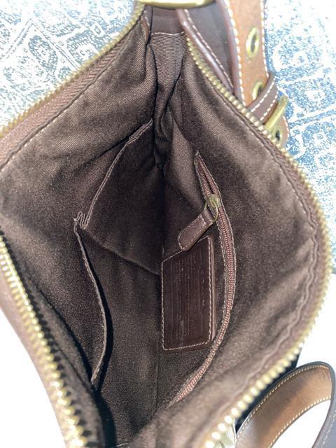 【美品】COACH コーチ シグネチャー ショルダーバッグ 斜め掛けかばん 茶色 < ブランド  【美品】COACH コーチ シグネチャー ショルダーバッグ 斜め掛けかばん 茶色 < ブランドの
