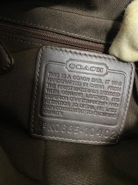 【美品】COACH コーチ シグネチャー ショルダーバッグ 斜め掛けかばん 茶色 < ブランド  【美品】COACH コーチ シグネチャー ショルダーバッグ 斜め掛けかばん 茶色 < ブランドの