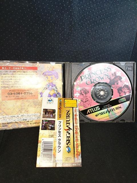 SEGA SATURN\tg  vZX@NE@PRINCESS CROWN@ATLUS@AgX  Q[{/\tg 