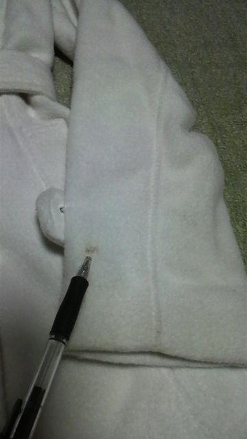 ミリタリー /ホワイト/ コート/ 難あり < 女性ファッション  ミリタリー /ホワイト/ コート/ 難あり < 女性ファッションの