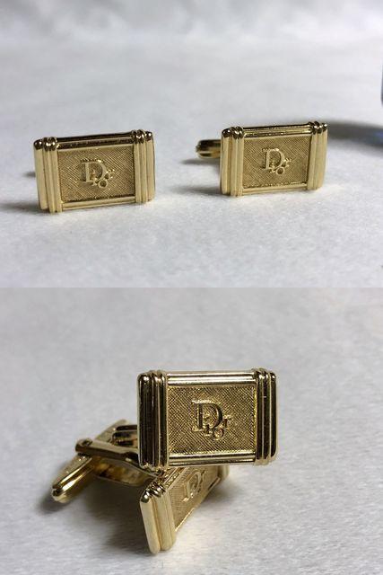 正規良レア ディオール Diorロゴヴィンテージカフス金 ストライプカフリンクス メッシュボタン < ブランド  正規良レア ディオール Diorロゴヴィンテージカフス金 ストライプカフリンクス メッシュボタン < ブランドの