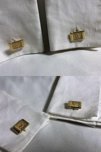 正規良レア ディオール Diorロゴヴィンテージカフス金 ストライプカフリンクス メッシュボタン < ブランド  正規良レア ディオール Diorロゴヴィンテージカフス金 ストライプカフリンクス メッシュボタン < ブランドの