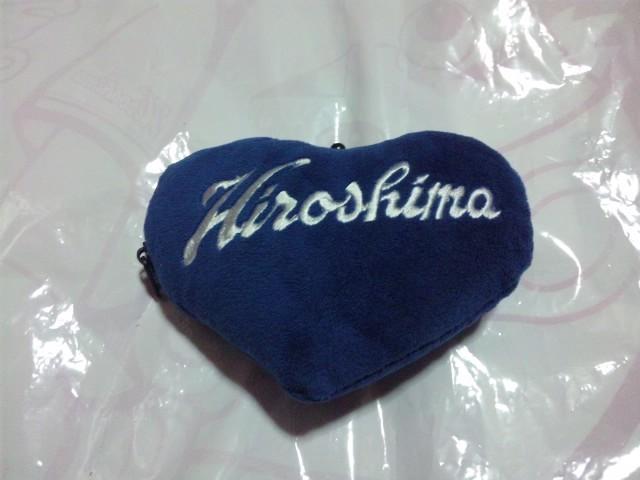 【未使用?】(広島カープ)ハート型ポシェット型ポーチ 紺 < レジャー/スポーツ  【未使用?】(広島カープ)ハート型ポシェット型ポーチ 紺  < レジャー/スポーツの