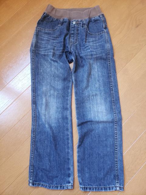 ☆美品☆ウエストリブジーンズ☆130 < キッズ/ベビー ☆美品☆ウエストリブジーンズ☆130 < キッズ/ベビーの