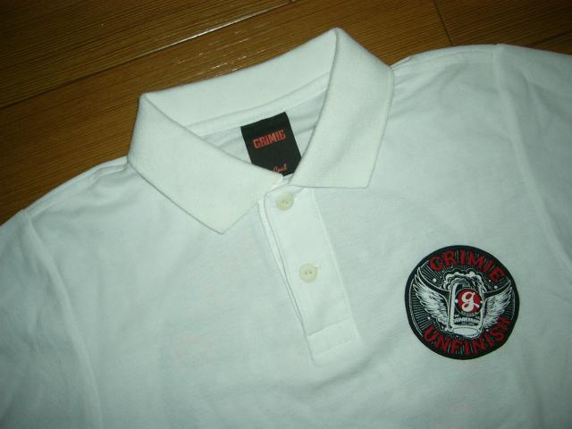 クライミー CRIMIE ポロシャツ S 白 サークルロゴ UNFINISH < ブランド クライミー CRIMIE ポロシャツ S 白 サークルロゴ UNFINISH < ブランドの