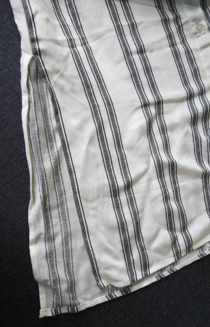 LL★JINTY★麻混ストライプロングシャツワンピース★大きいサイズ < 女性ファッション  LL★JINTY★麻混ストライプロングシャツワンピース★大きいサイズ < 女性ファッションの