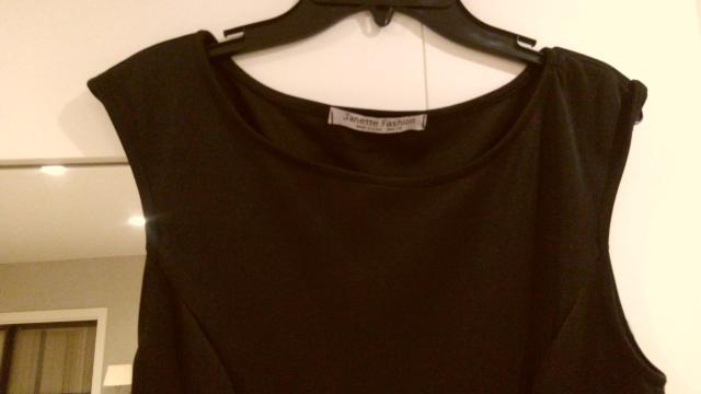 黒ミニワンピース ペプラム部分かぎ針 Sサイズ < 女性ファッション  黒ミニワンピース ペプラム部分かぎ針 Sサイズ < 女性ファッションの