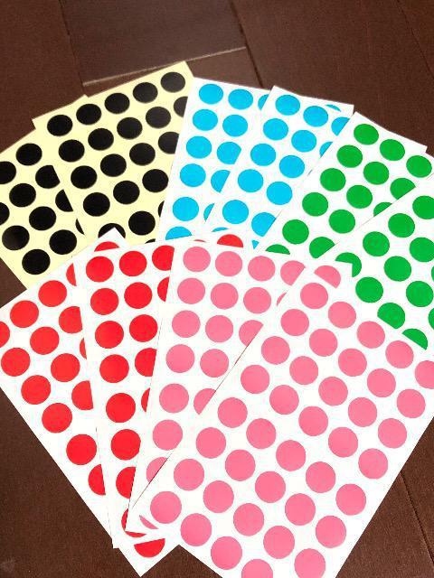 400カット〈ポイントシール〉ラッピングカラーポイントシール(マルチ) < インテリア/ライフ  400カット〈ポイントシール〉ラッピングカラーポイントシール(マルチ)  < インテリア/ライフの