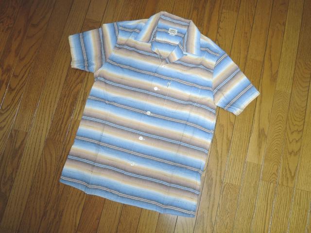 COOTIE クーティー 半袖シャツ S ボーダー 開衿シャツ < ブランド COOTIE クーティー 半袖シャツ S ボーダー 開衿シャツ < ブランドの