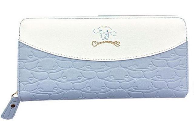 シナモロール財布 ラウンドファスナー 財布 長財布 ウォレット 型押し シナモロール サンリオ < 女性ファッション  シナモロール財布 ラウンドファスナー 財布 長財布 ウォレット 型押し シナモロール サンリオ  < 女性ファッションの