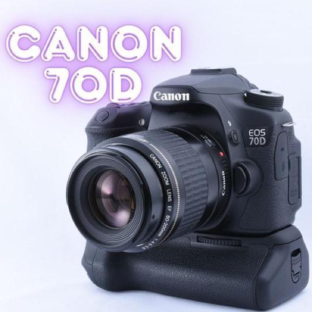 Canon EOS 70D + BG-E14 obe[Obv EF 80-200mm f4.5-5.6@YZbg   Ɠd/AV 