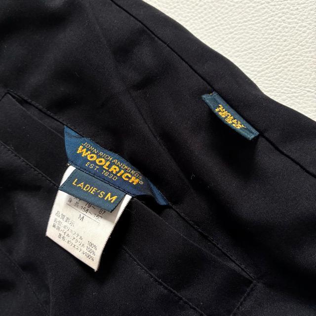 ◆ウールリッチ◆ファーミリタリージャケット◆黒◆ジップ◆M◆レディース < ブランド ◆ウールリッチ◆ファーミリタリージャケット◆黒◆ジップ◆M◆レディース < ブランドの