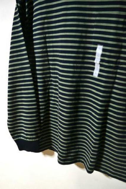 新品 GU ジーユー ヘビーウェイトクルーネックT ボーダー 長袖 グリーン L メンズ トップス Tシャツ アウトドア 未使用 < ブランド 新品 GU ジーユー ヘビーウェイトクルーネックT ボーダー 長袖 グリーン L メンズ トップス Tシャツ アウトドア 未使用 < ブランドの