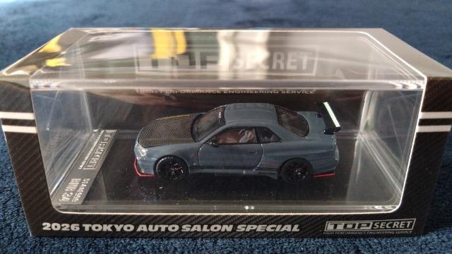 [����EKKK MODEL COLLECTION]1/64 TOP SECRET 35GT-R/R34 �����I�[�g�T����2026 �� �z�r�[�� 