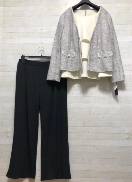 新品☆3L♪柔らか楽ちん!フォーマルパンツスーツ3点set入学式卒業式に♪R119 < 女性ファッション 新品☆3L♪柔らか楽ちん!フォーマルパンツスーツ3点set入学式卒業式に♪R119 < 女性ファッションの