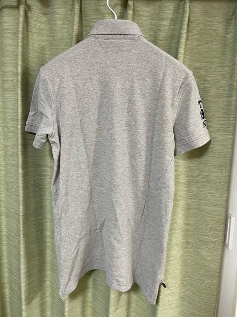 トミーヒルフィガーTOMMY HILFIGERコットンワッペン半袖ポロシャツ アメカジサーフミリタリービジネススーツMグレーゴルフ < 男性ファッション トミーヒルフィガーTOMMY HILFIGERコットンワッペン半袖ポロシャツ アメカジサーフミリタリービジネススーツMグレーゴルフ < 男性ファッションの