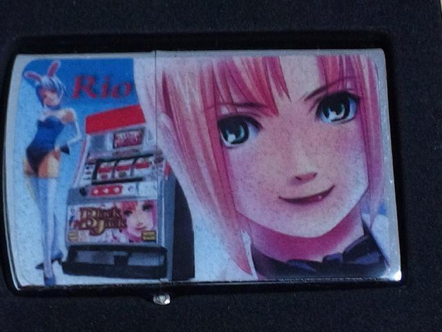 【パチスロ ブラックジャック(Rio)】オイルライター 未使用品 < ホビー  【パチスロ ブラックジャック(Rio)】オイルライター 未使用品 < ホビーの