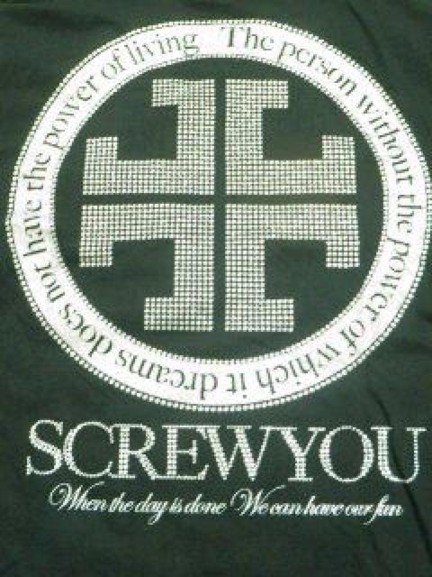 オラオラ.悪羅悪羅♪スタッズ付ラメデザインプリントロンT M < 男性ファッション オラオラ.悪羅悪羅♪スタッズ付ラメデザインプリントロンT M < 男性ファッションの