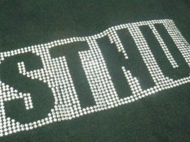 オラオラ.悪羅悪羅♪スタッズ付ラメデザインプリントロンT M < 男性ファッション オラオラ.悪羅悪羅♪スタッズ付ラメデザインプリントロンT M < 男性ファッションの