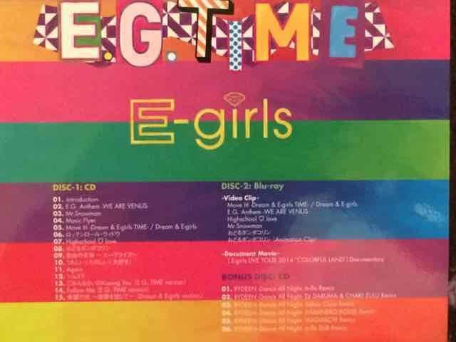 激安!超レア!☆E-girls/E.G.TIME☆初回限定盤/CD+2BD☆超美品☆ < タレントグッズ  激安!超レア!☆E-girls/E.G.TIME☆初回限定盤/CD+2BD☆超美品☆ < タレントグッズの
