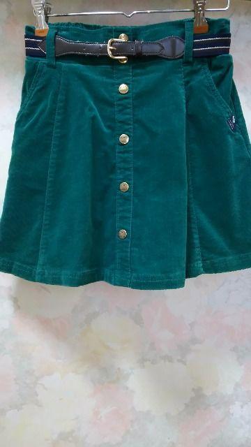 ピンクラテ/PINK-Iatte☆コーデュロイ緑インパン&ベルト付きスカート/160(S) < ブランド  ピンクラテ/PINK-Iatte☆コーデュロイ緑インパン&ベルト付きスカート/160(S)  < ブランドの