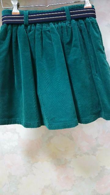 ピンクラテ/PINK-Iatte☆コーデュロイ緑インパン&ベルト付きスカート/160(S) < ブランド  ピンクラテ/PINK-Iatte☆コーデュロイ緑インパン&ベルト付きスカート/160(S) < ブランドの