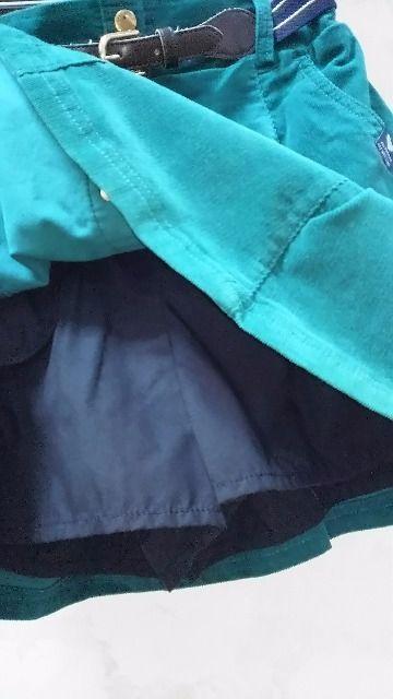 ピンクラテ/PINK-Iatte☆コーデュロイ緑インパン&ベルト付きスカート/160(S) < ブランド  ピンクラテ/PINK-Iatte☆コーデュロイ緑インパン&ベルト付きスカート/160(S) < ブランドの