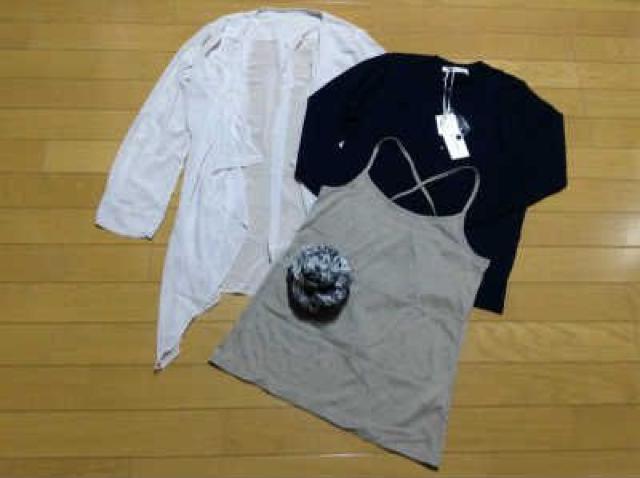 BLACK BY MOUSSY(ブラックバイマウジー)3WAYブラウス+新品カーデ他セット < ブランド  BLACK BY MOUSSY(ブラックバイマウジー)3WAYブラウス+新品カーデ他セット  < ブランドの