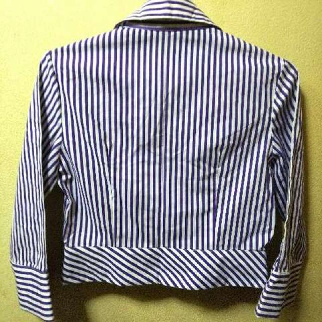 未使用★EMS★紫ストライプ合わせ七分袖シャツM < ブランド  未使用★EMS★紫ストライプ合わせ七分袖シャツM < ブランドの