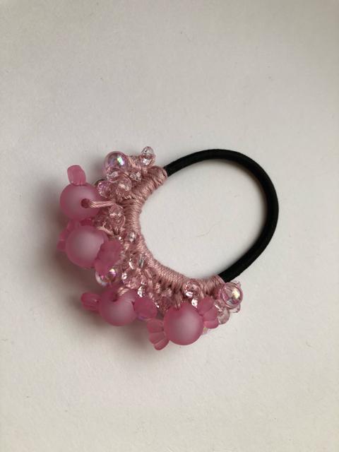 ハンドメイド ヘアゴム   キラキラビーズ&キャンディー盛り盛り < 女性ファッション  ハンドメイド ヘアゴム   キラキラビーズ&キャンディー盛り盛り < 女性ファッションの