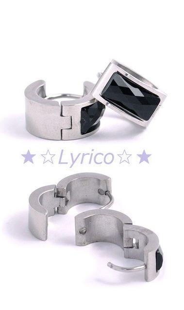 クリスタルカット☆ ブラックスピネル.Ringピアス★ 限定送込♪ スクエア☆彡 < 男性アクセサリー/時計  クリスタルカット☆ ブラックスピネル.Ringピアス★ 限定送込♪ スクエア☆彡 < 男性アクセサリー/時計の
