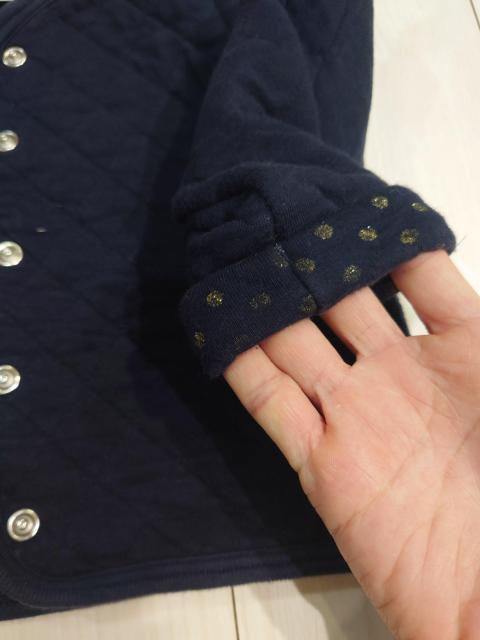 プチバトー キルティングカーディガン サイズ86cm < ブランド  プチバトー キルティングカーディガン サイズ86cm < ブランドの