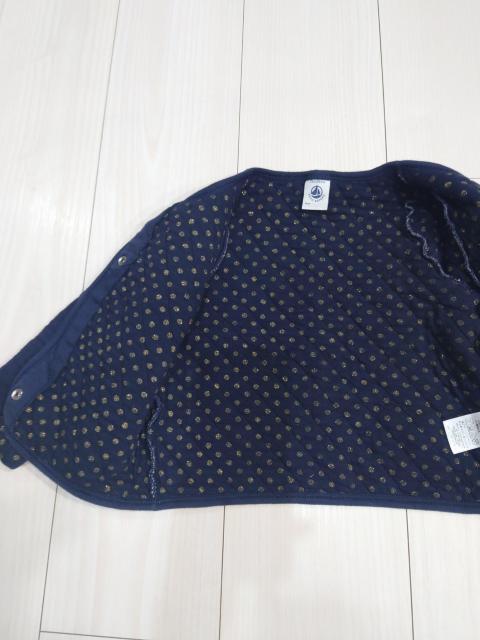 プチバトー キルティングカーディガン サイズ86cm < ブランド  プチバトー キルティングカーディガン サイズ86cm < ブランドの