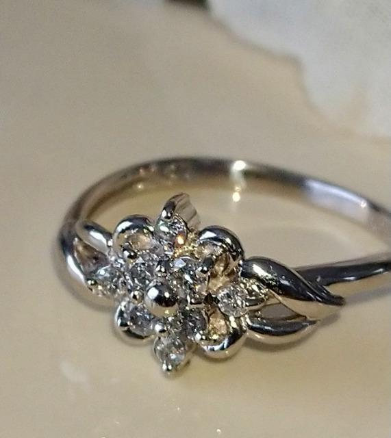 pt900 �V�RDiamond �����O��0.2ct��������