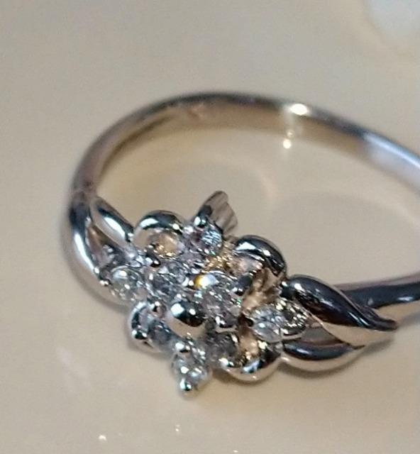 pt900 �V�RDiamond �����O��0.2ct��������