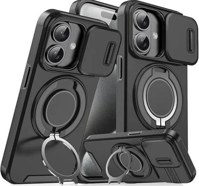 for iPhone 16 CproCpromax P[XCOz_[LbNX^hvbVJo[Jی Magsafe   Ɠd/AV 