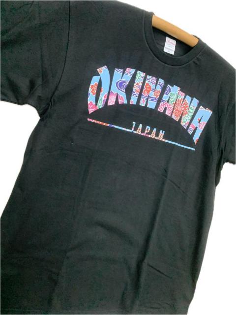 新品 沖縄オリジナルデザインT−シャツ (黒)XL < 男性ファッション  新品 沖縄オリジナルデザインT−シャツ (黒)XL < 男性ファッションの