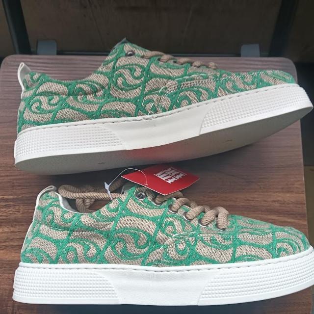 新品 26cm メンズ スニーカー グリーン シューズ 靴 42 カジュアル < 男性ファッション  新品 26cm メンズ スニーカー グリーン シューズ 靴 42 カジュアル < 男性ファッションの