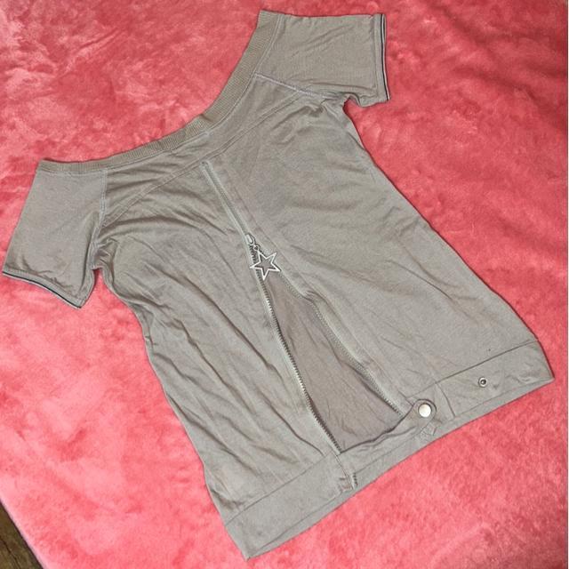 MAISON GILFY  オフショルダー  バックジッパー開閉 露出調節可能トップス < ブランド  MAISON GILFY  オフショルダー  バックジッパー開閉 露出調節可能トップス < ブランドの